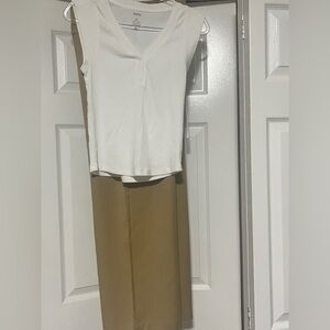 Sonoma Ivory V-Neck Pullover